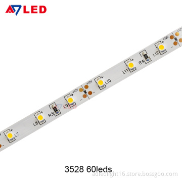 Adled Lght 5m per roll dc 12v 24v smd 3528 60leds flexible led strip for makeup showcase